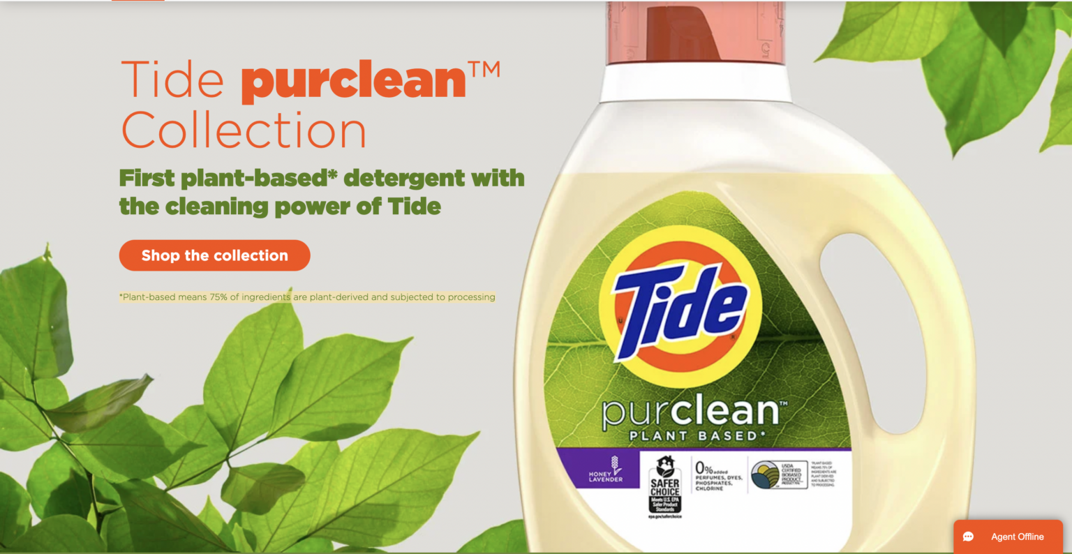 Tide purclean collection Greenwashing Introduction to Visual Culture