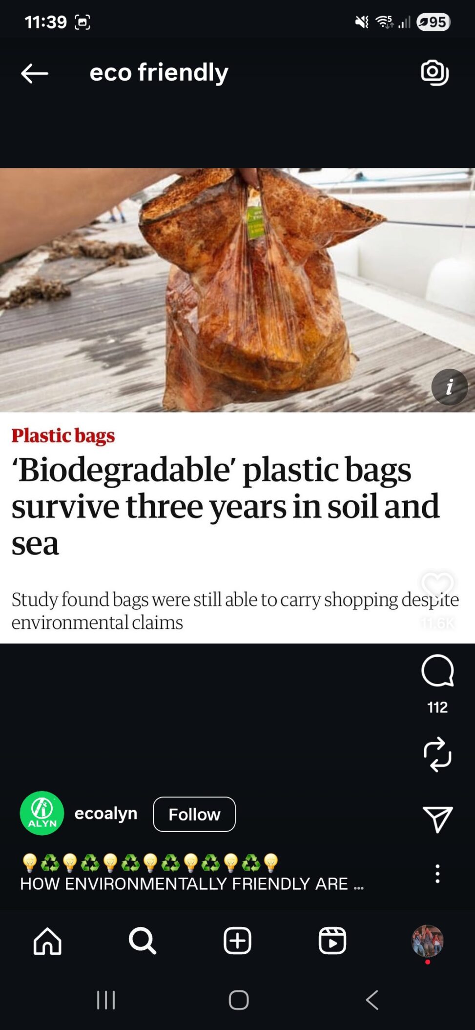 Plastic Bags That Claim to be Biodegradable Bags were still intact after 3 years in Soil